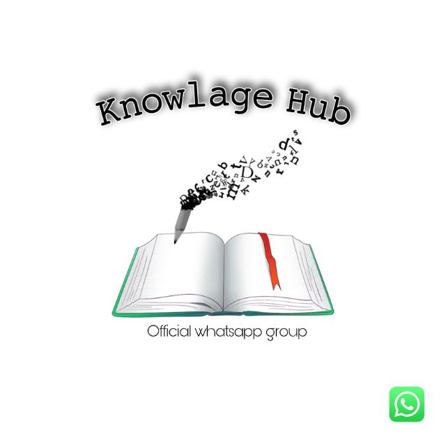 𝙺𝚗𝚘𝚠𝚕𝚊𝚐𝚎 𝙷𝚞𝚋 📚*⃟✦⃝🎖️ WhatsApp Group link