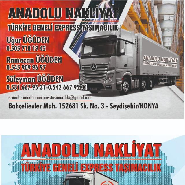 ANADOLU NAKLIYAT SİVAS ŞUBE MEHMET ÇOLAK