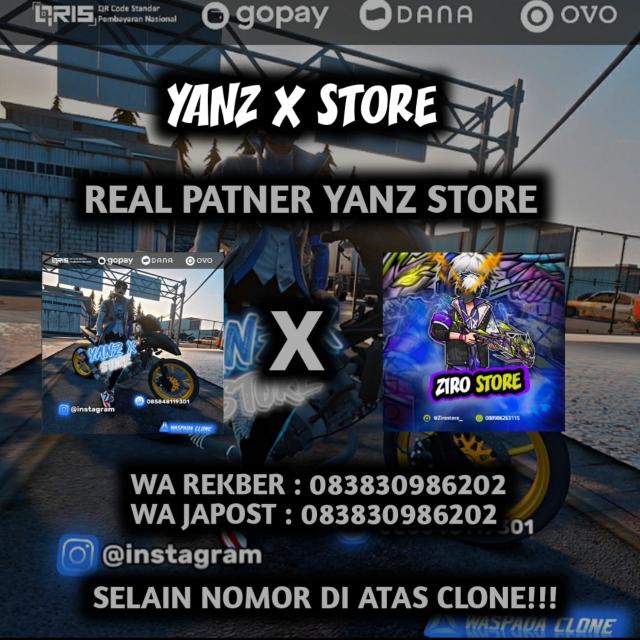 JB || YANZ X × ZIRO STORE WhatsApp group in Gaming/Apps, Indonesia, Indonesian group/channel image