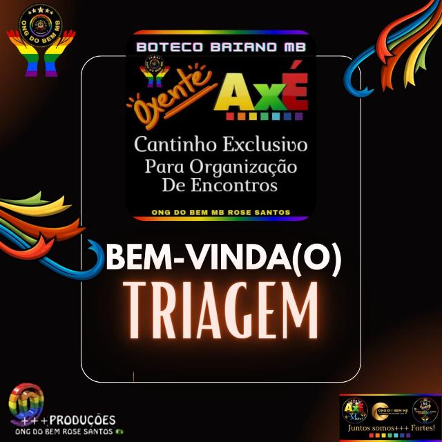 TRIAGEM COMUNIDADE DO BEM LGBT + MB DA BAHIA 🏳️‍🌈🏳️‍⚧️🇧🇷