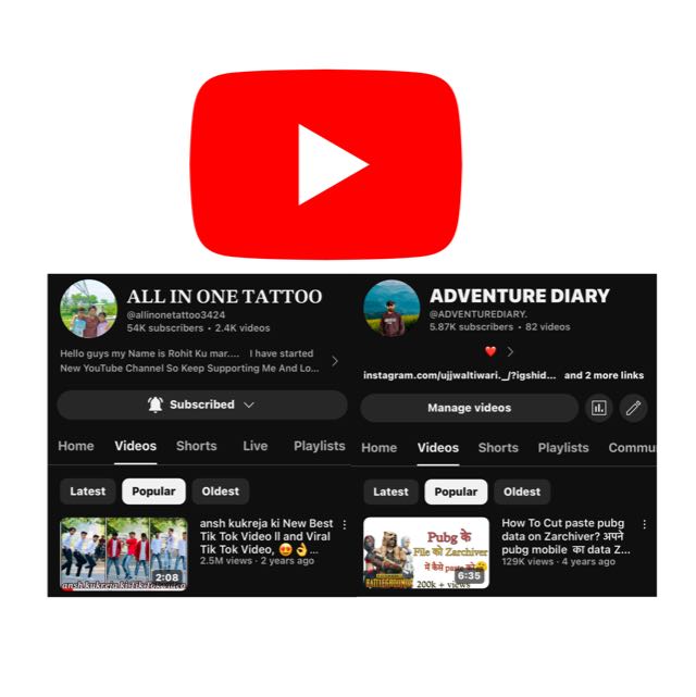 YouTube Channel Promoter  WhatsApp Group link profile