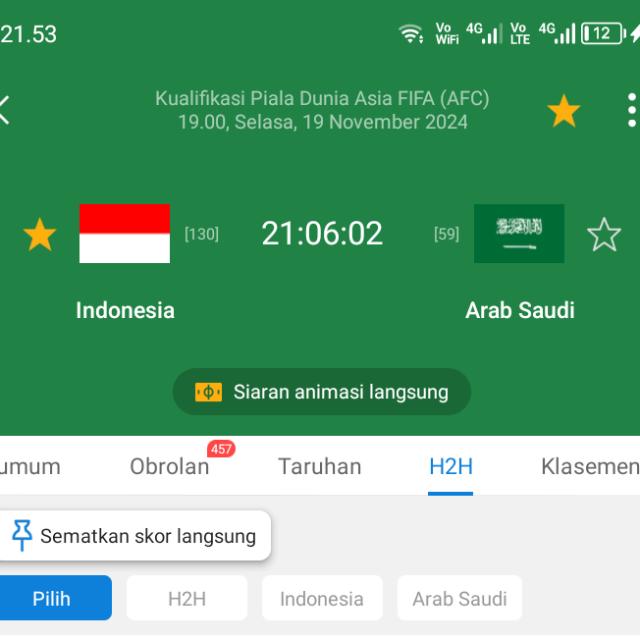 INDONESIA NET VS ARAB SAUDI WhatsApp Group link profile