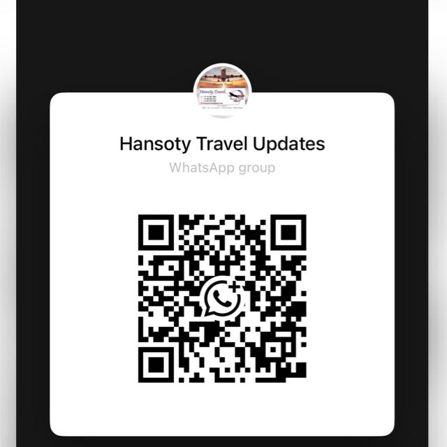 Hansoty Travel Updates WhatsApp Group