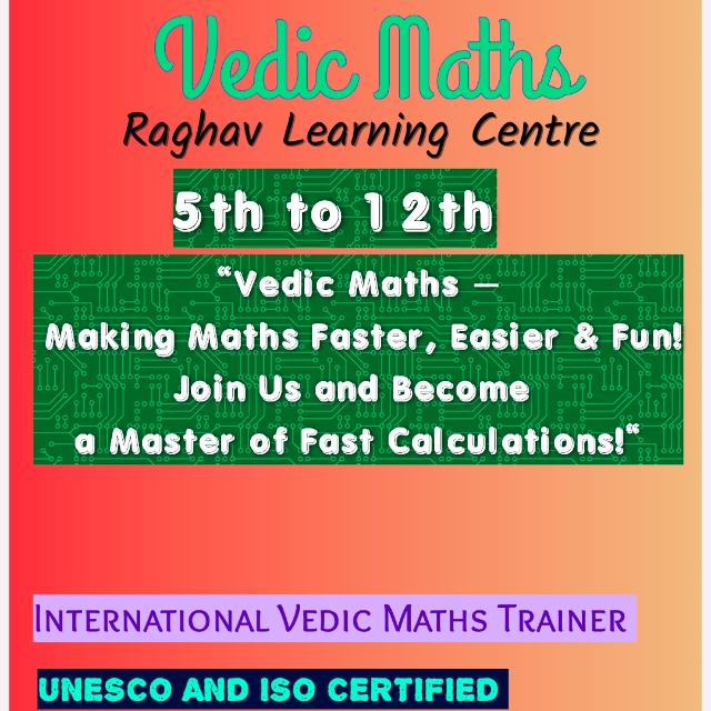Vedic Maths Raghv Learning centre Whatsapp Group Join Link