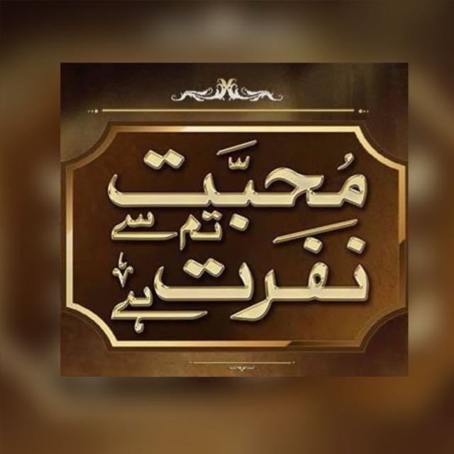 😔محبت تم سے نفرت ہے۰۰۰💔