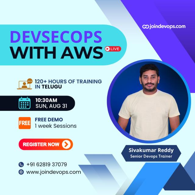 DevSecOps With AWS -86S (Telugu)| JoinDevOps Whatsapp Group Join Link