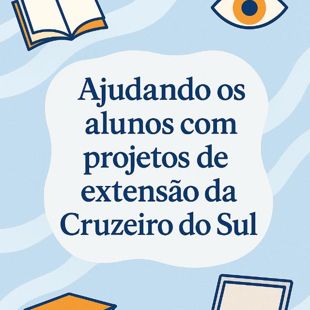 PROJETO EXTENSÃO: cruzeiro do sul 📝
