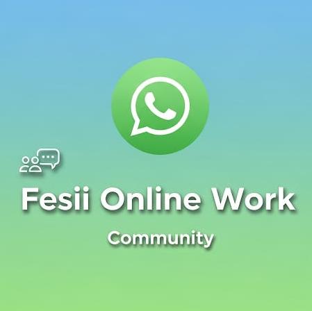 Join Fesii Online Work - Community Whatsapp Group Link | Groupsor