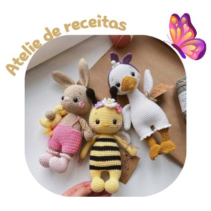 Ateliê de receitas de Amigurumi