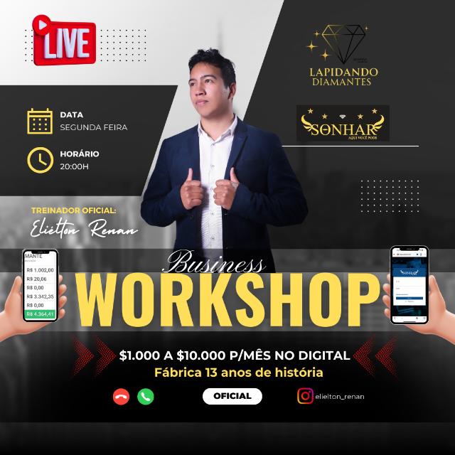 WORKSHOP APRESENTAÇÃO DE NEGÓCIOS)