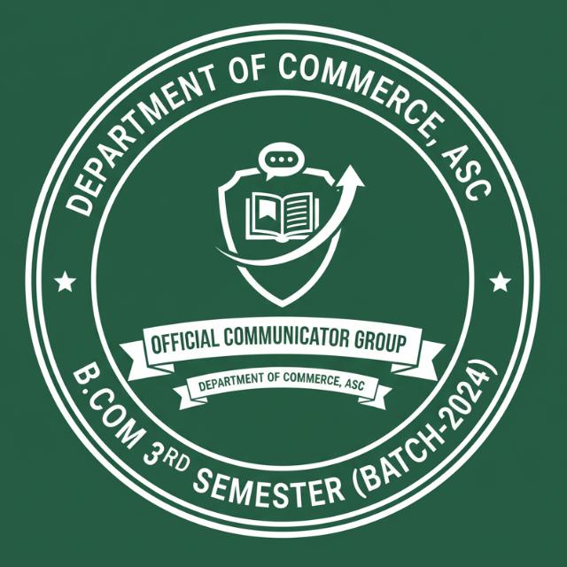 Communicator_3rd Sem Commerce (Batch-2024) Group's logo