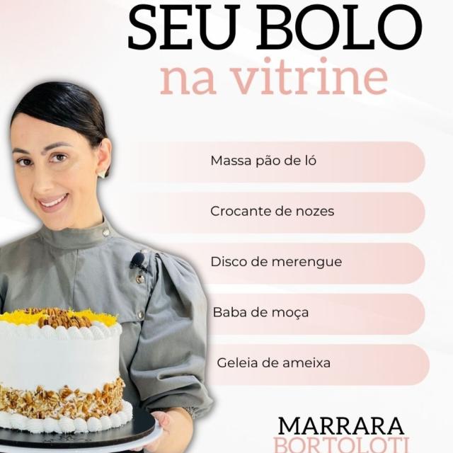 Semana dos bolos de vitrine 01🥰🚀