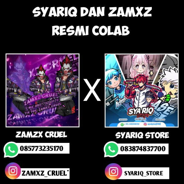 STOK1 || SYARIQ STORE X ZAMXZ CRUEL
