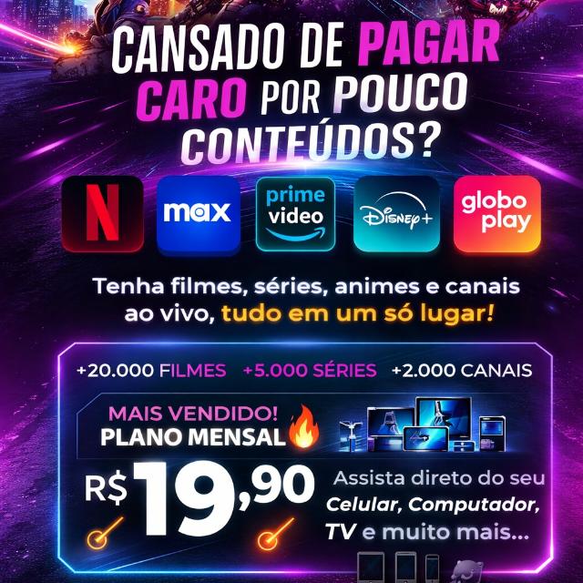 Iptv canais e filmes 🎥 - Grupo WhatsApp no Pro Divulgas