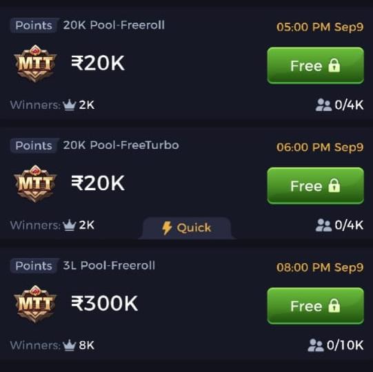 Free rummy tournament + Free Rummy tournament