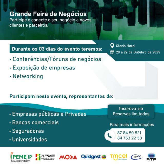 EXPO MOZ BUSINESS INSCRIÇÕES