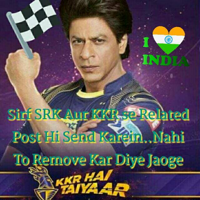 Join KKR FANS⚾(srk) Whatsapp Group Link | Groupsor