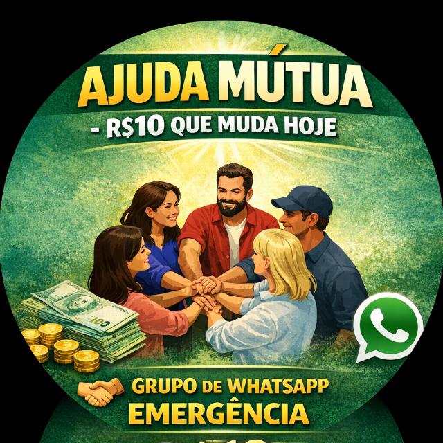 AJUDA MÚTUA – R$10 QUE MUDA HOJE - Link de Grupo de Divulgação no WhatsApp