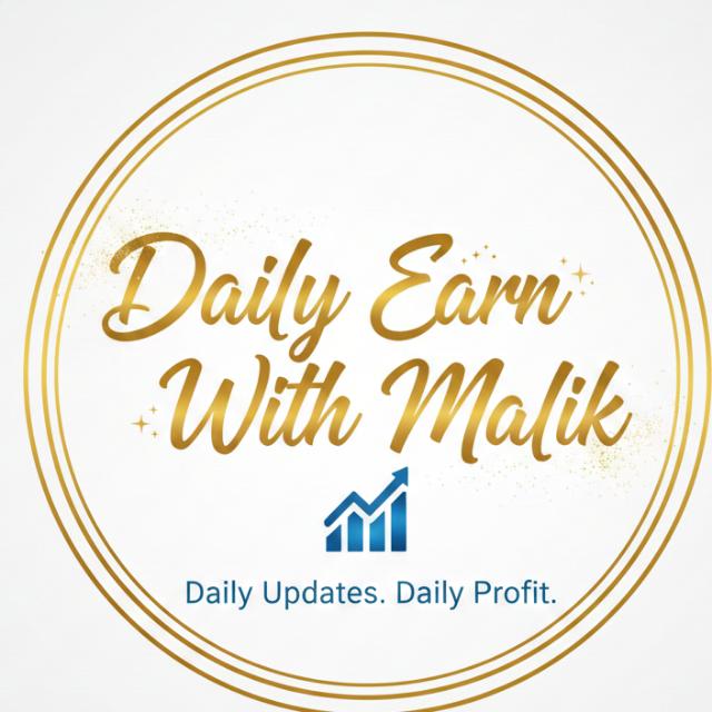 𝐃𝐚𝐢𝐥𝐲 𝐄𝐚𝐫𝐧 𝐖𝐢𝐭𝐡 𝐌𝐚𝐥𝐢𝐤 📈