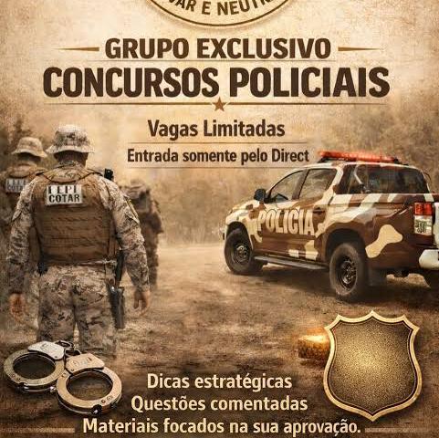 Imagem do grupo Questões Carreiras Policiais 😎 no WhatsApp