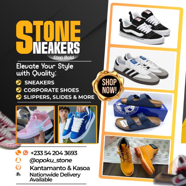 STONE SNEAKERS👟👞...Step Right Up...Step Bold✅