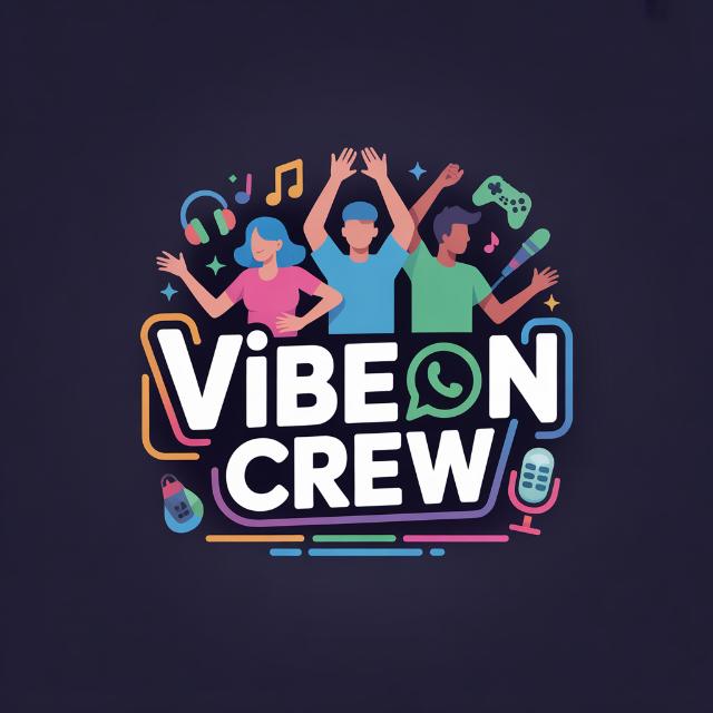 VibeOn Crew WhatsApp group in Entertainment/Masti, India, English group/channel image