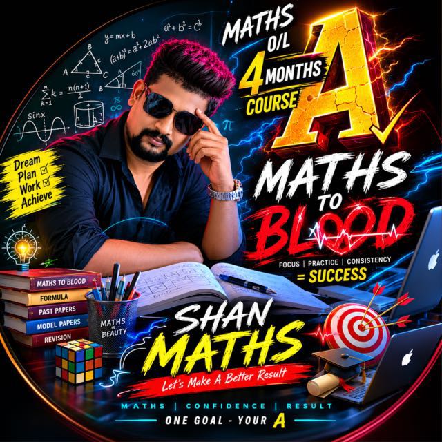 Maths To Blood O/L 4 Month Online Course WhatsApp Group