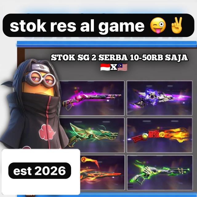 STOK RES ALL GAME WhatsApp Group cover