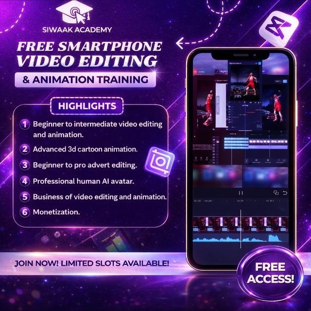 ⁷⁶ VIDEOMANIA FREE VIDEO EDITING TRAINING