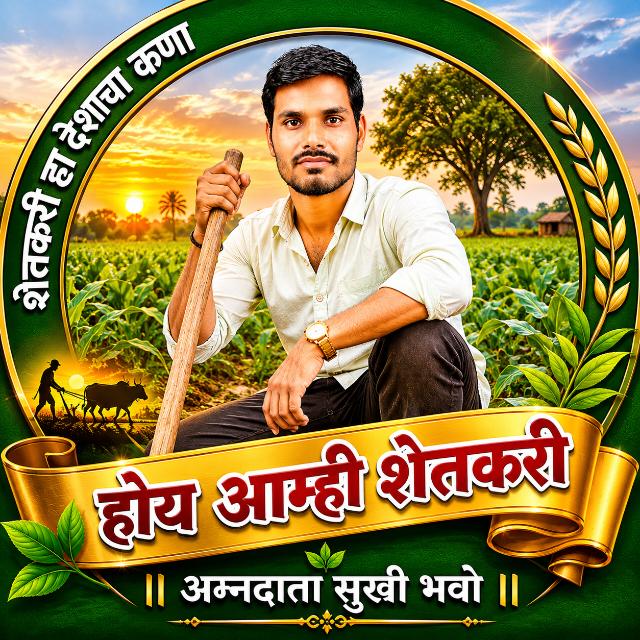 🎋होय🌱आम्ही🍅शेतकरी🌳