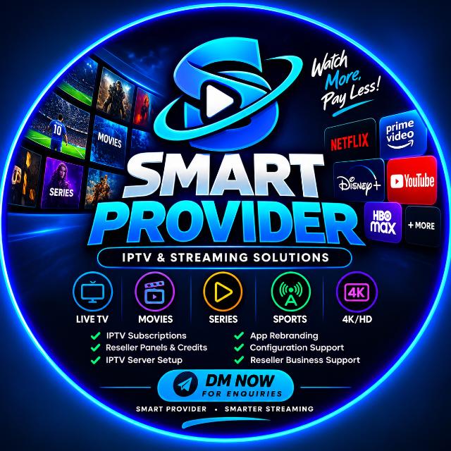 SMART IPTV STREAMING PROVIDER WhatsApp Group cover