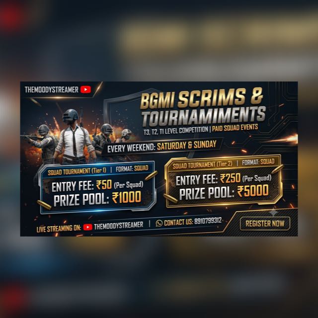 BGMI PAID SCRIMS WhatsApp Group