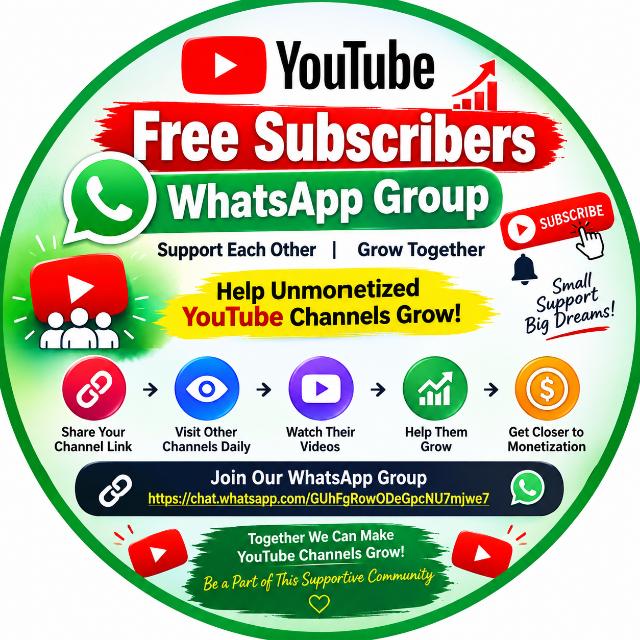 YouTube Subscribers WhatsApp Group